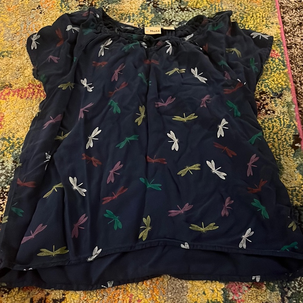 Girls dragonfly blouse